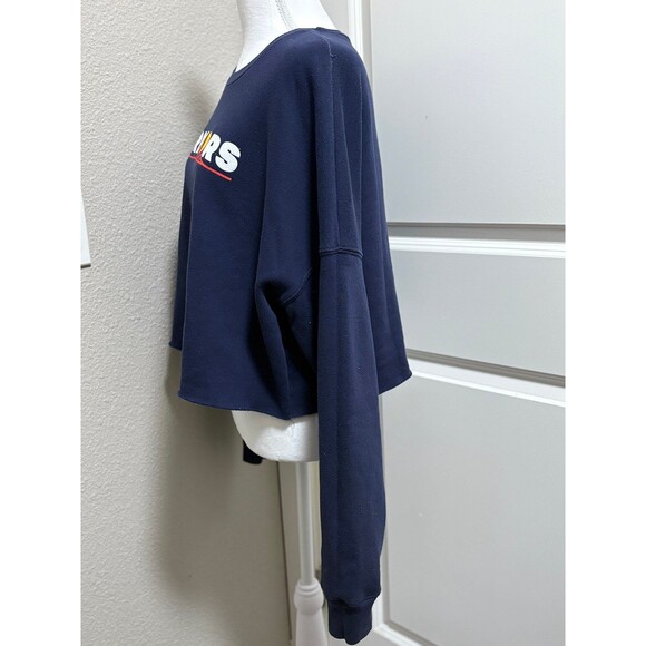 Women’s XL cropped Golden State Warriors sweatshirt EUC - Picture 6 of 7